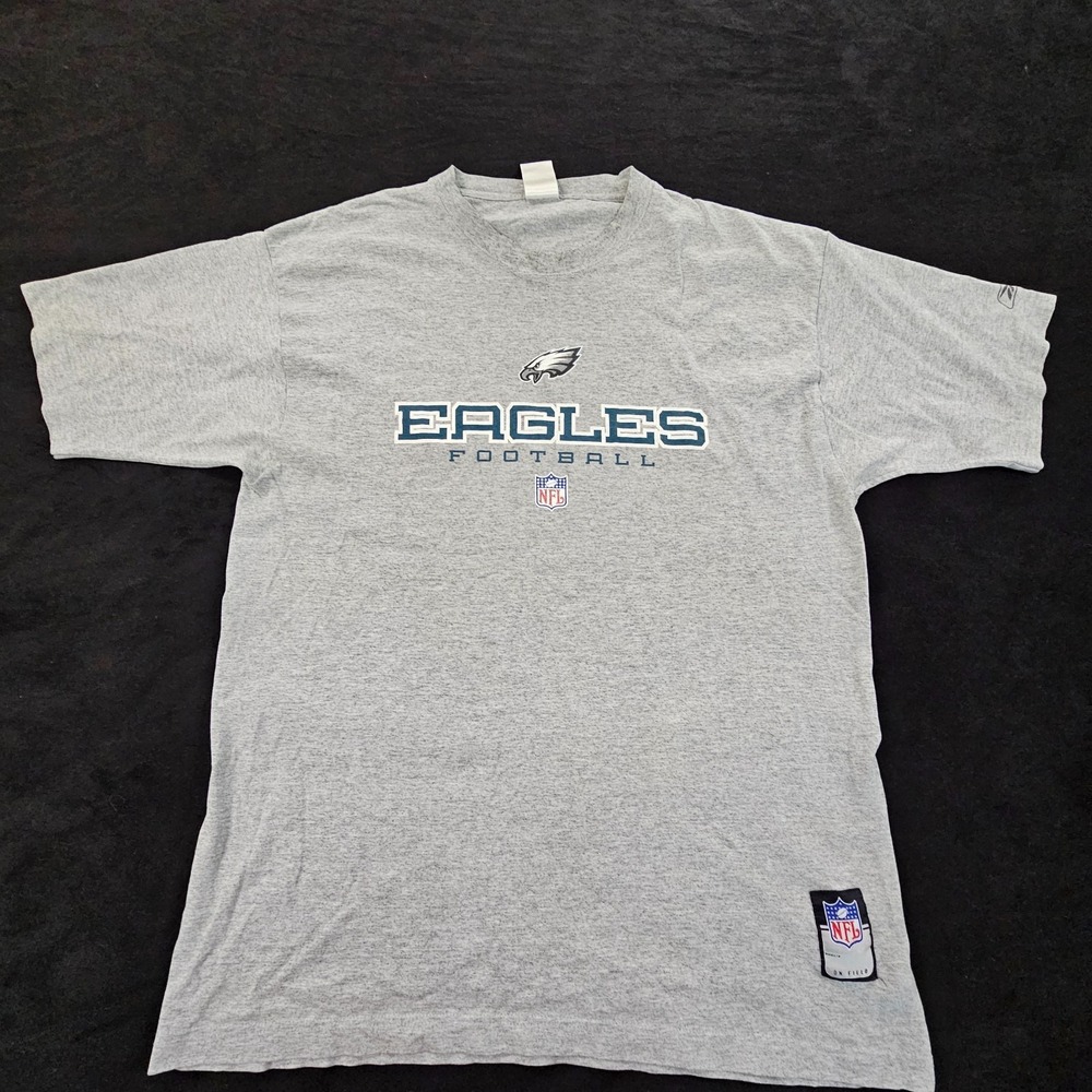 Philadelphia Eagles Reebok Gray Short Sleeve T-Shirt Men's 2XL